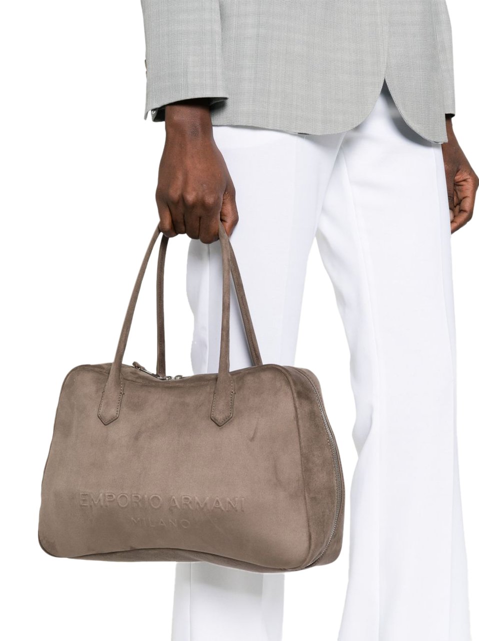 Emporio Armani Bags Dove Grey Grijs