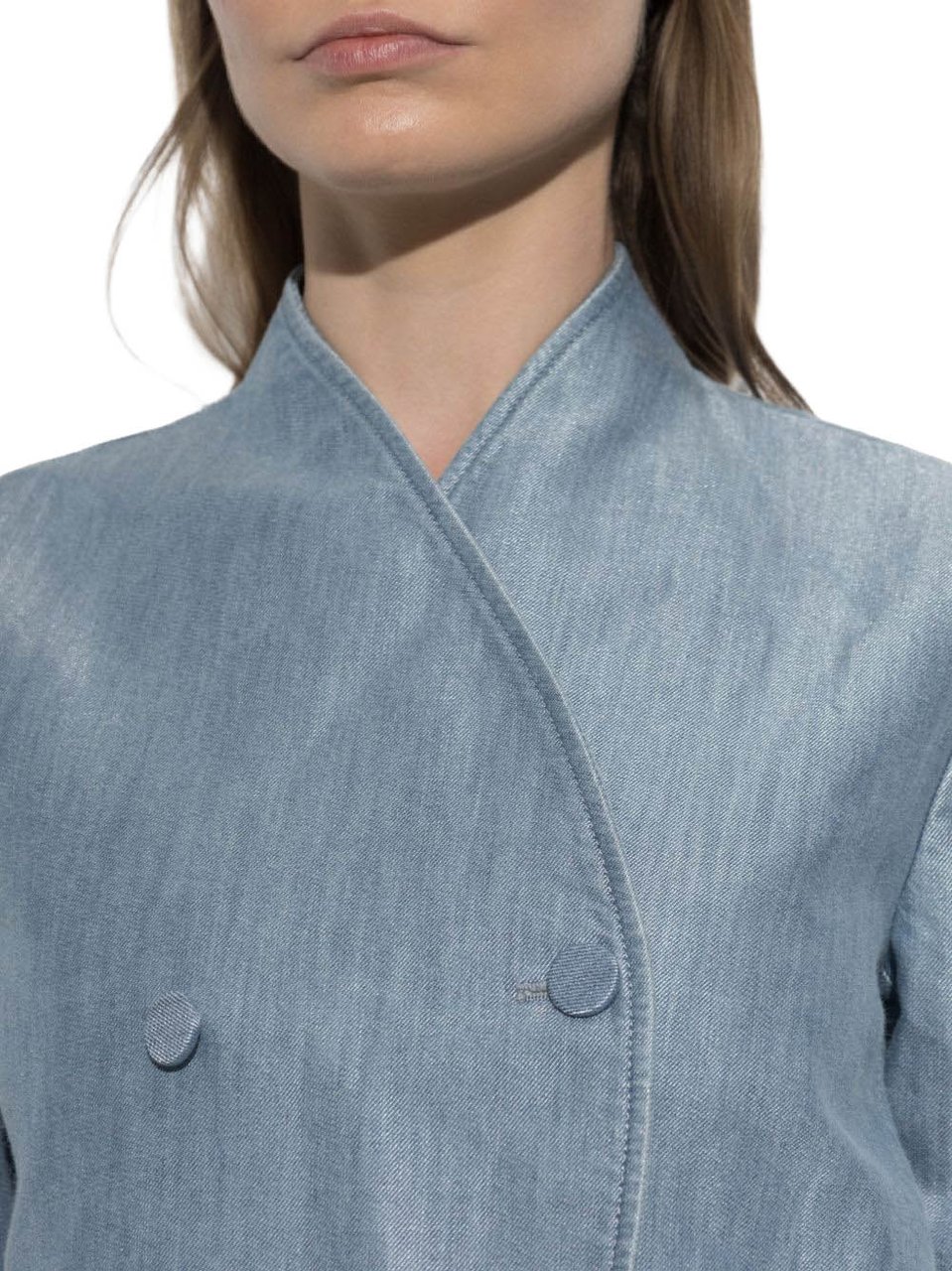 Emporio Armani Jackets Light Blue Lichtblauw