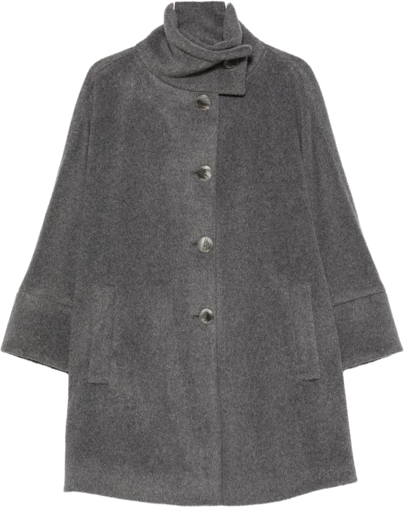 Emporio Armani Coats Grey Grijs