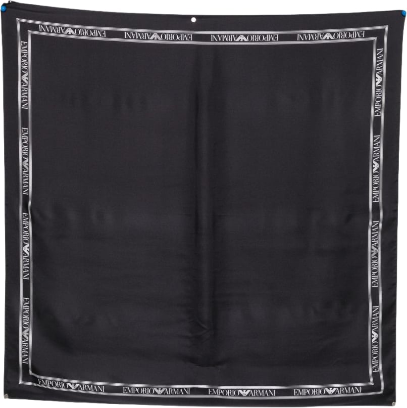 Emporio Armani Scarfs Black Zwart