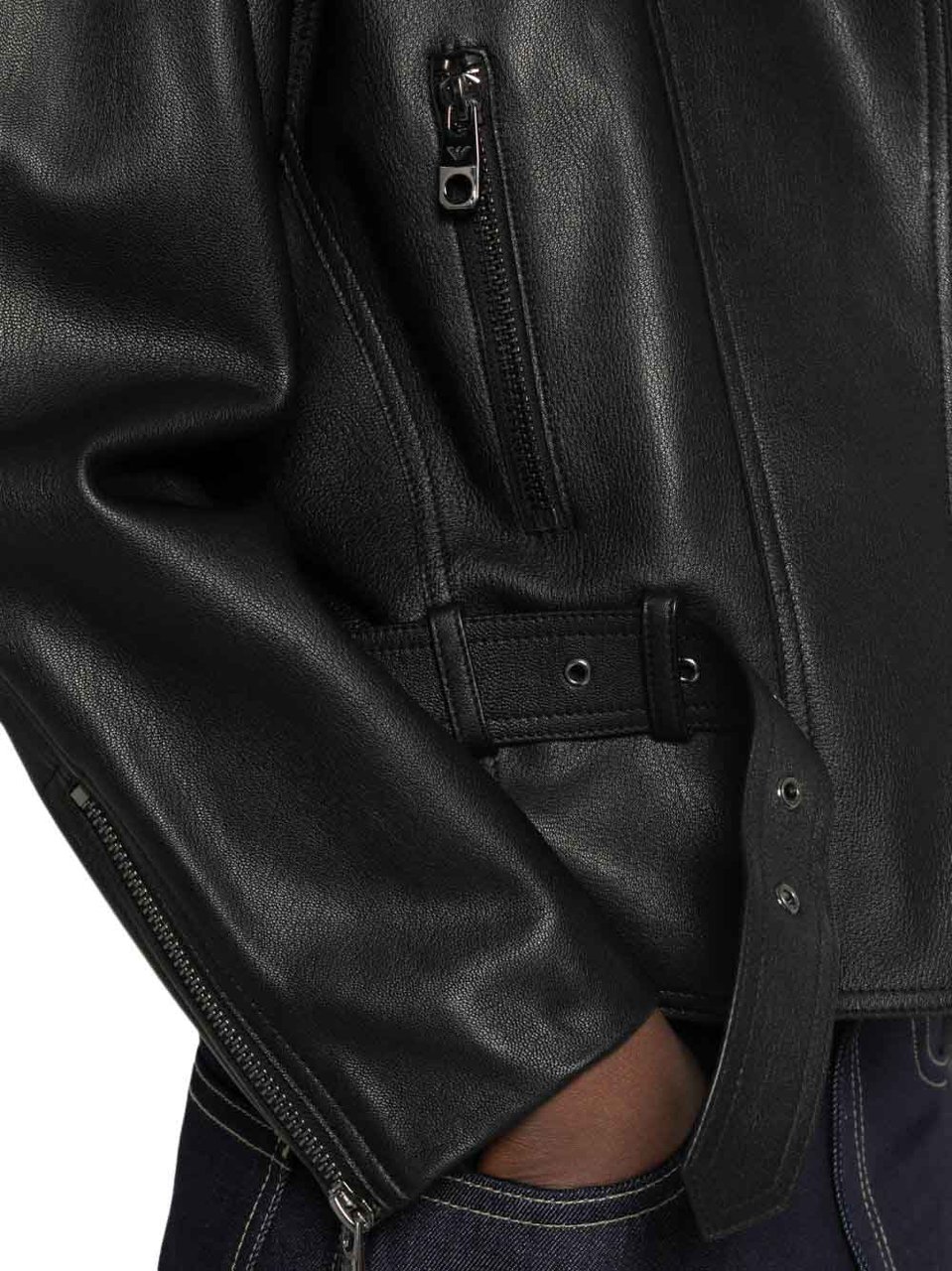 Emporio Armani Jackets Black Zwart