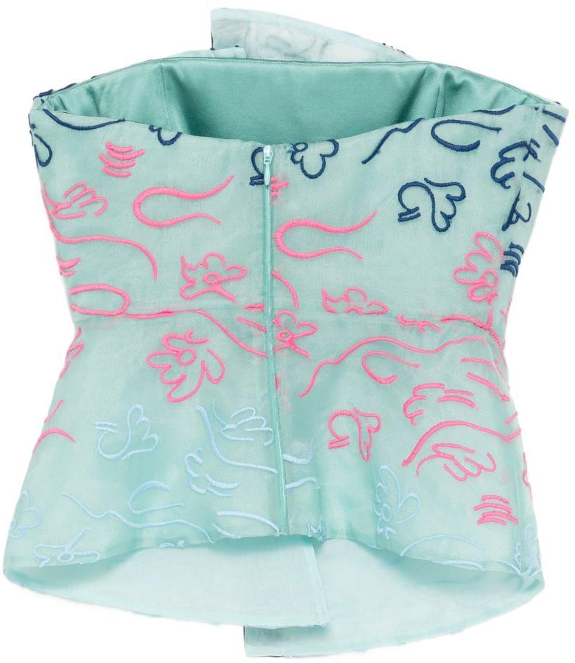 Emporio Armani Top Light Blue Lichtblauw