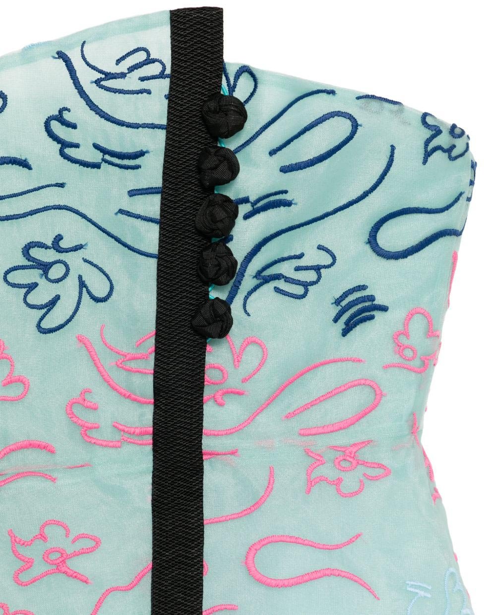 Emporio Armani Top Light Blue Lichtblauw
