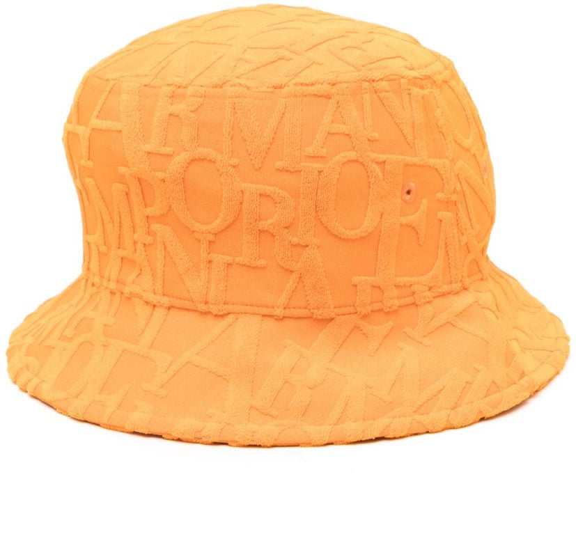 Emporio Armani Hats Orange Oranje