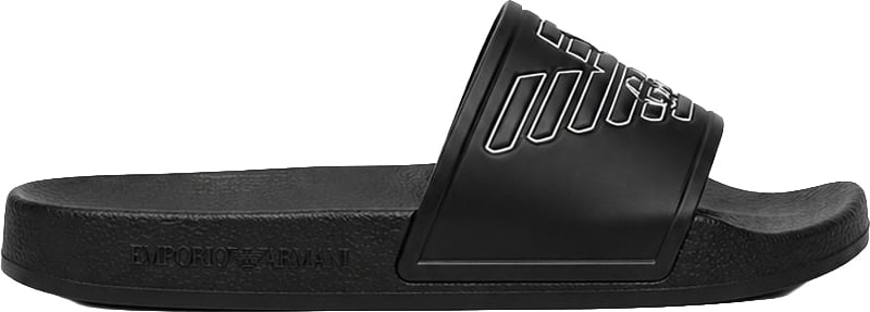 Emporio Armani Badslippers Zwart