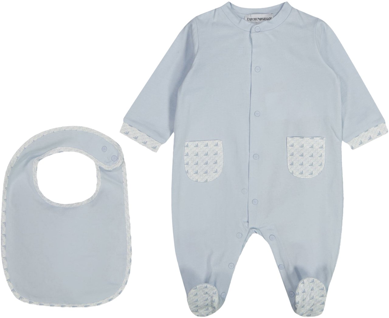 Emporio Armani Armani Baby Meisjes Boxpakje In Licht Blauw Blauw