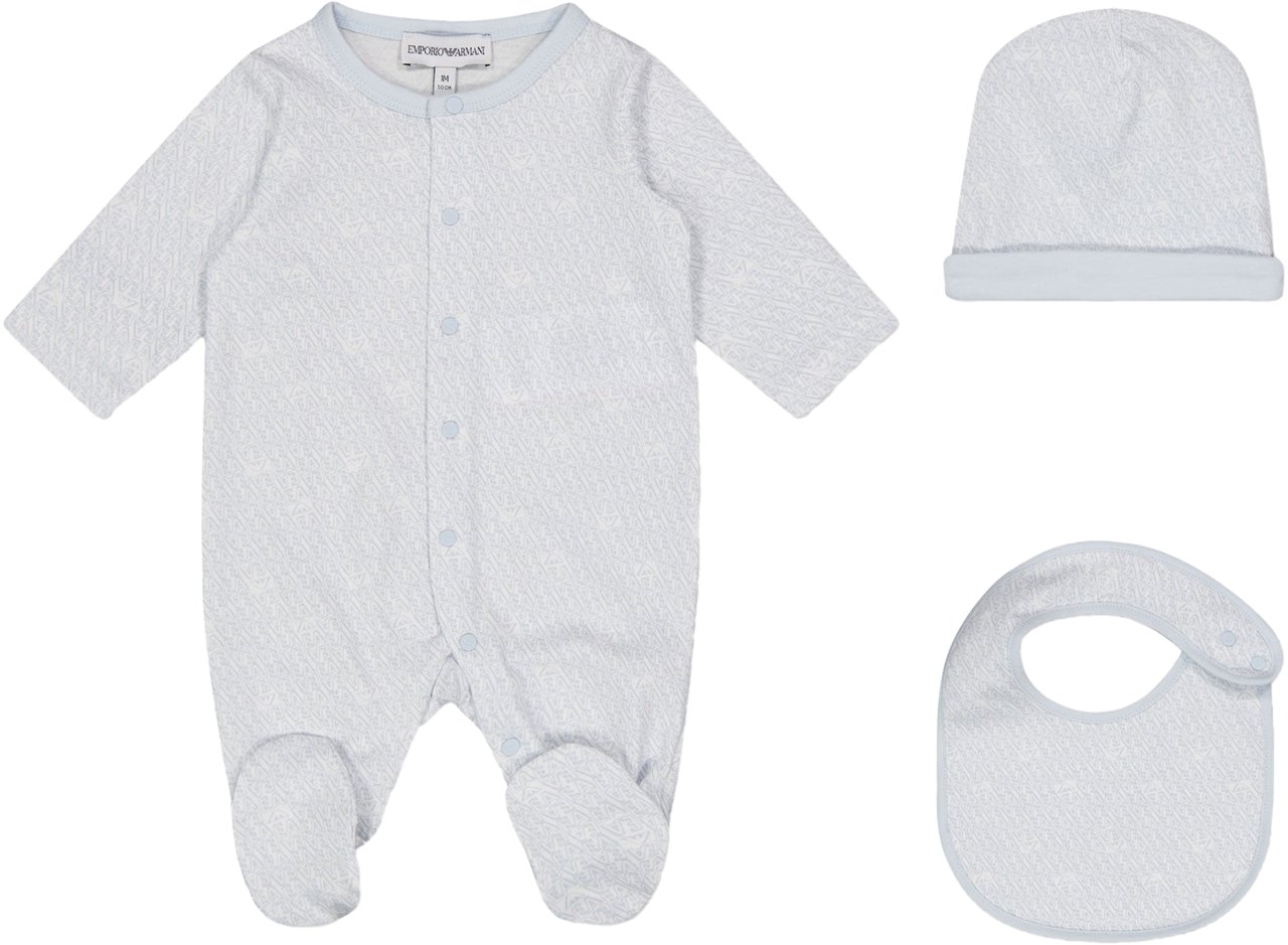 Emporio Armani Armani Baby Unisex Boxpakje In Licht Blauw Blauw