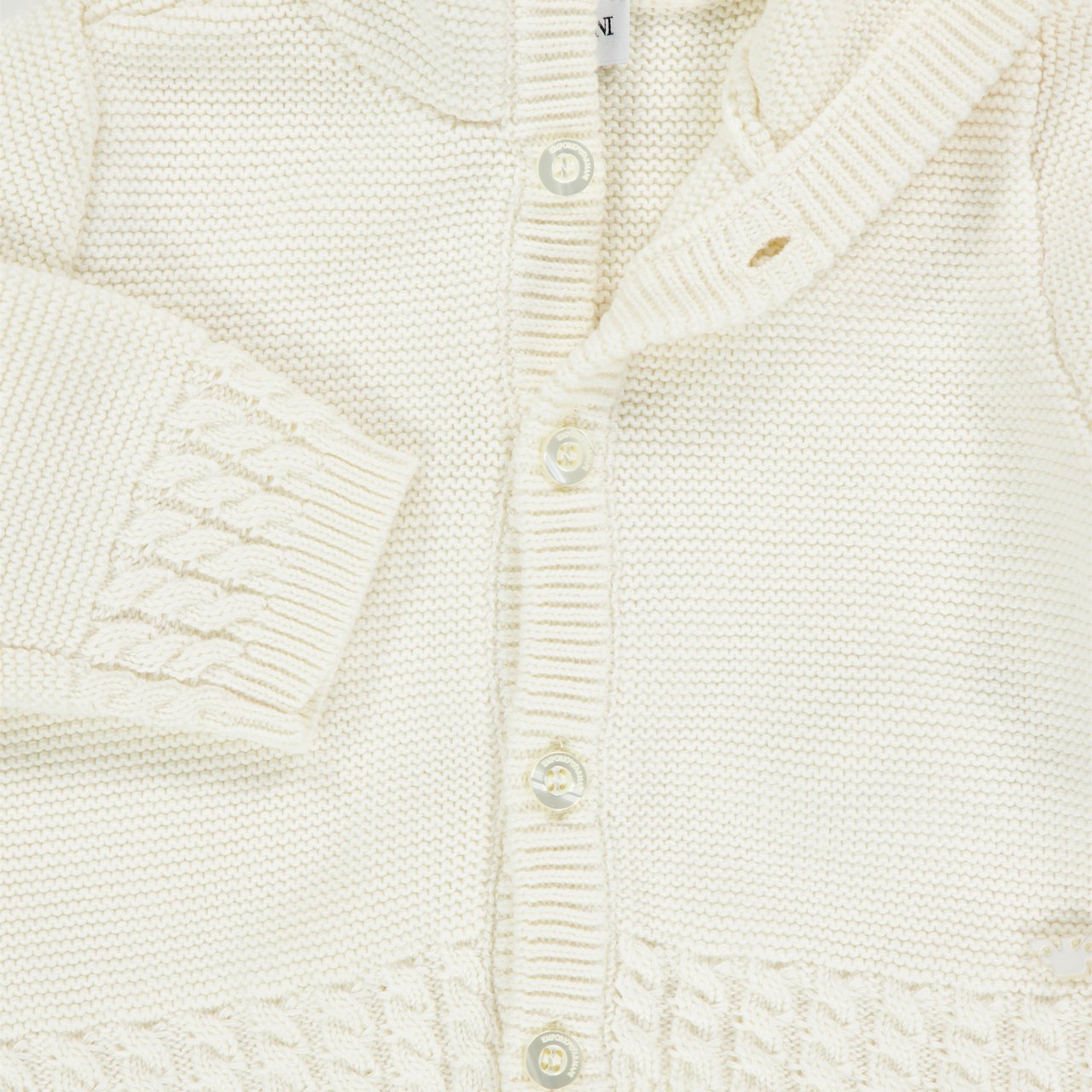 Emporio Armani Armani Baby Meisjes Vest in Creme Taupe