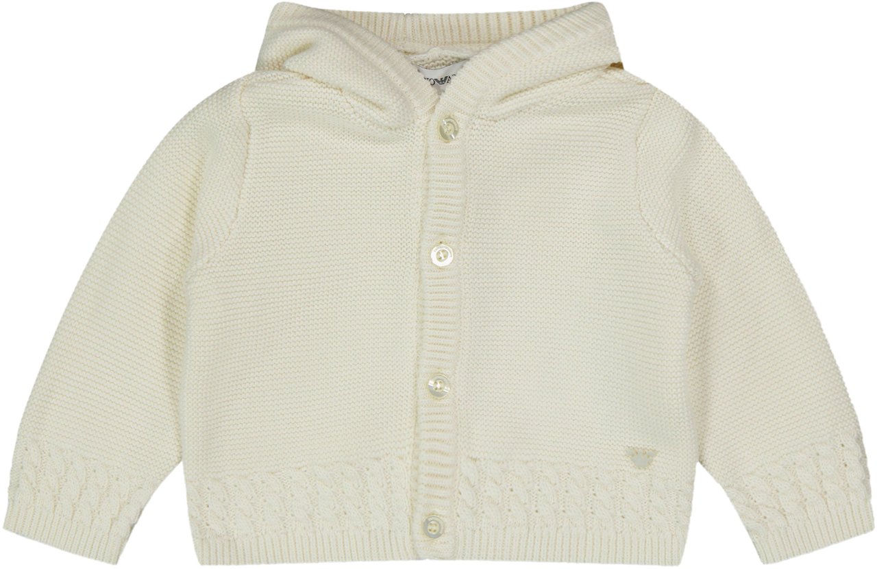 Emporio Armani Armani Baby Meisjes Vest in Creme Taupe
