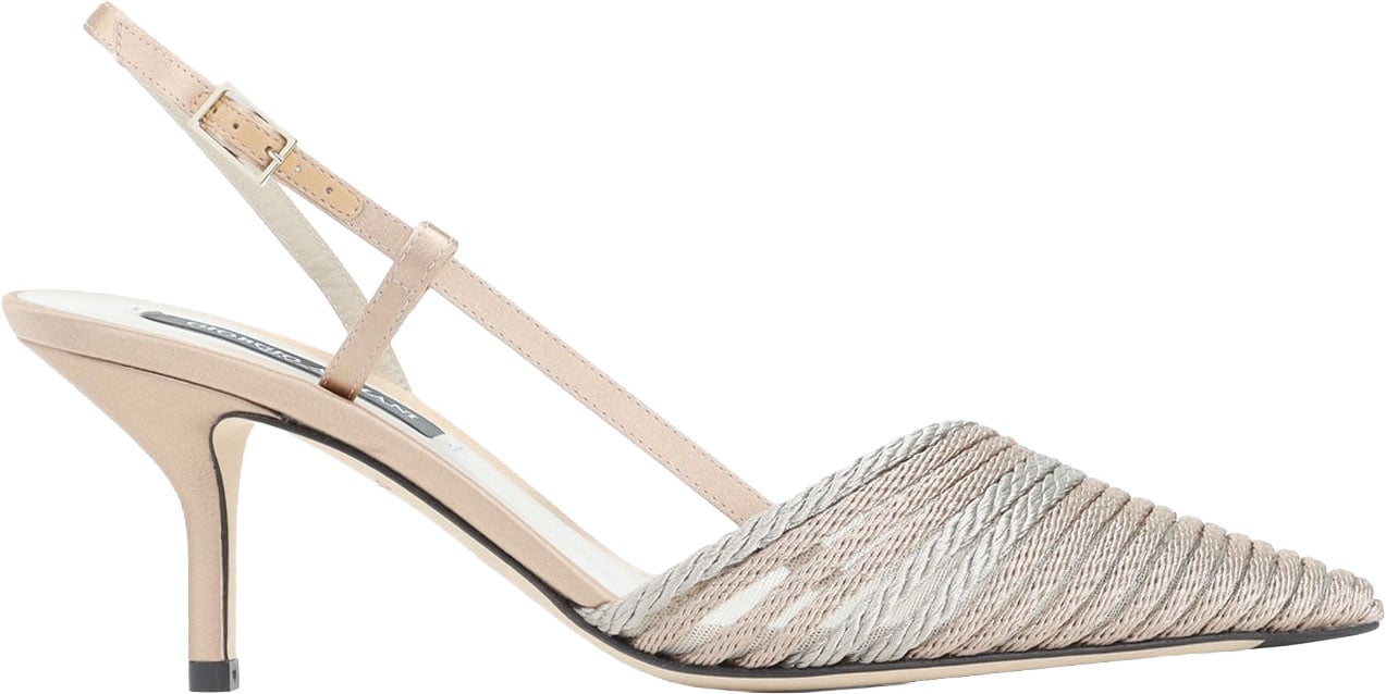 Emporio Armani Giorgio Armani Satin Slingback Divers