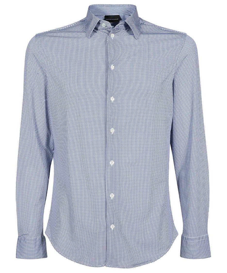 Emporio Armani Long sleeve cotton shirt Neutraal