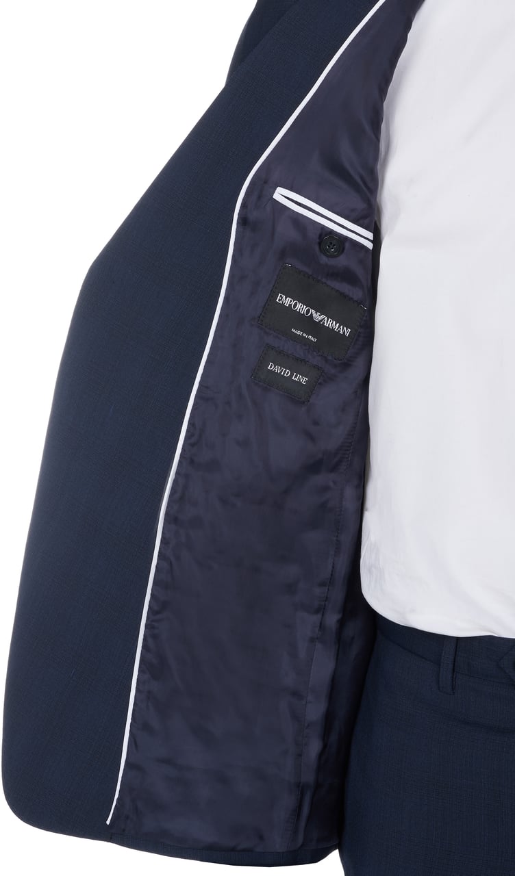 Emporio Armani Emporio Armani Anzug David Line blau Blauw
