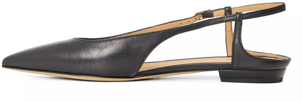 Emporio Armani Pointed Toe Slingback Pumps Zwart