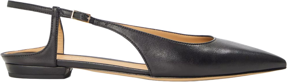 Emporio Armani Pointed Toe Slingback Pumps Zwart
