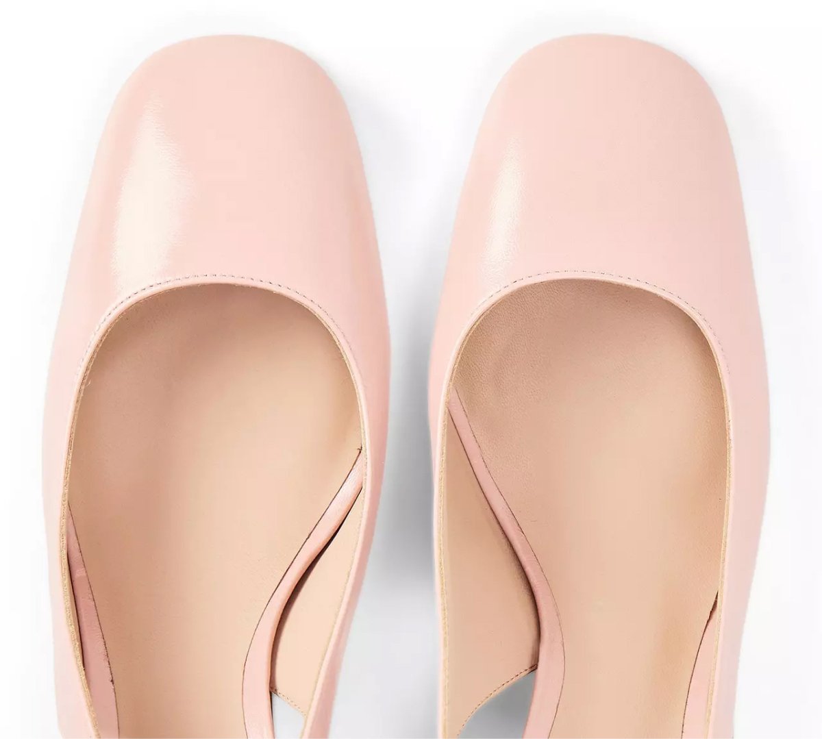 Emporio Armani Patent Leather Slingback Pumps Roze