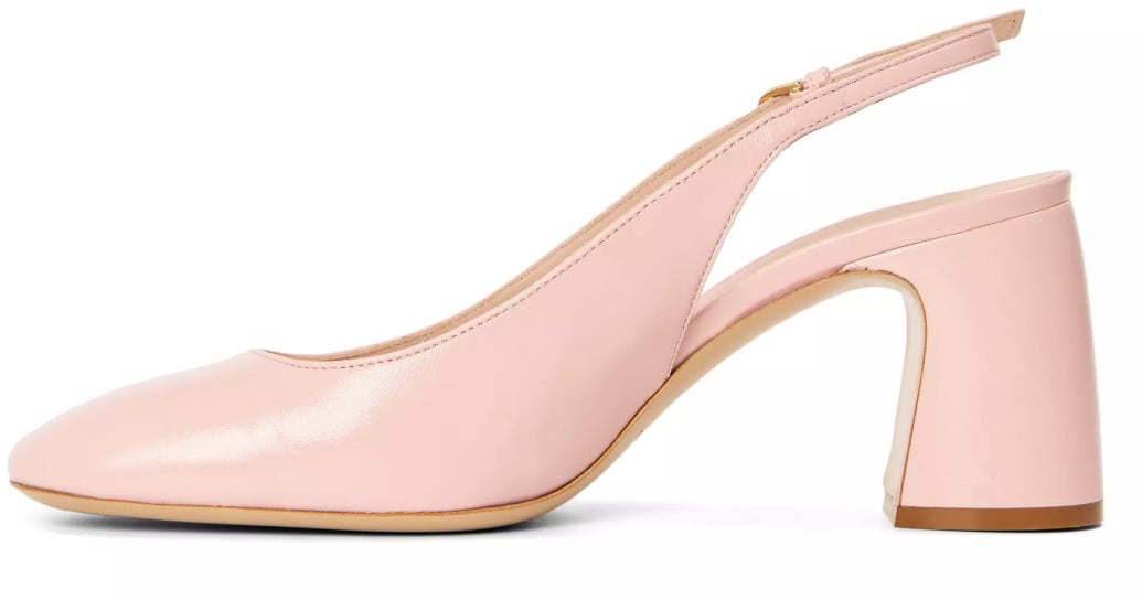 Emporio Armani Patent Leather Slingback Pumps Roze