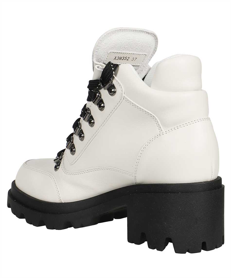 Emporio Armani Leather lace-up boots Neutraal