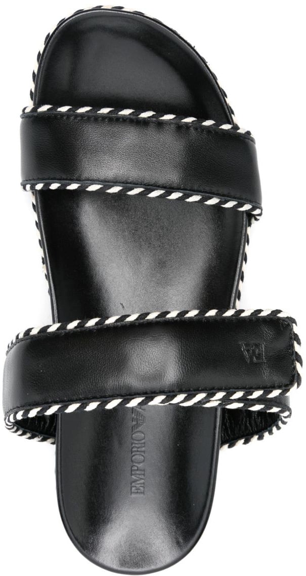 Emporio Armani Sandals Black Zwart