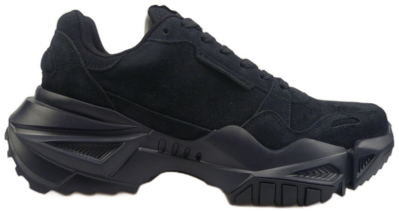 Emporio Armani Sneakers blue navy suola oversize Blauw