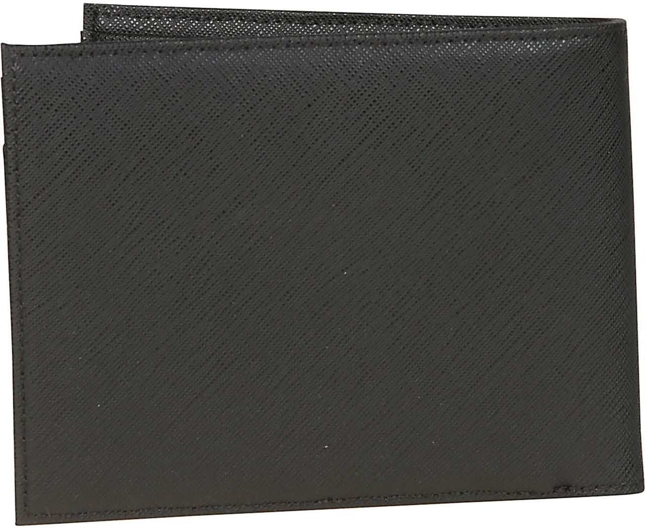 Emporio Armani Logo Plaque Wallet Black Zwart