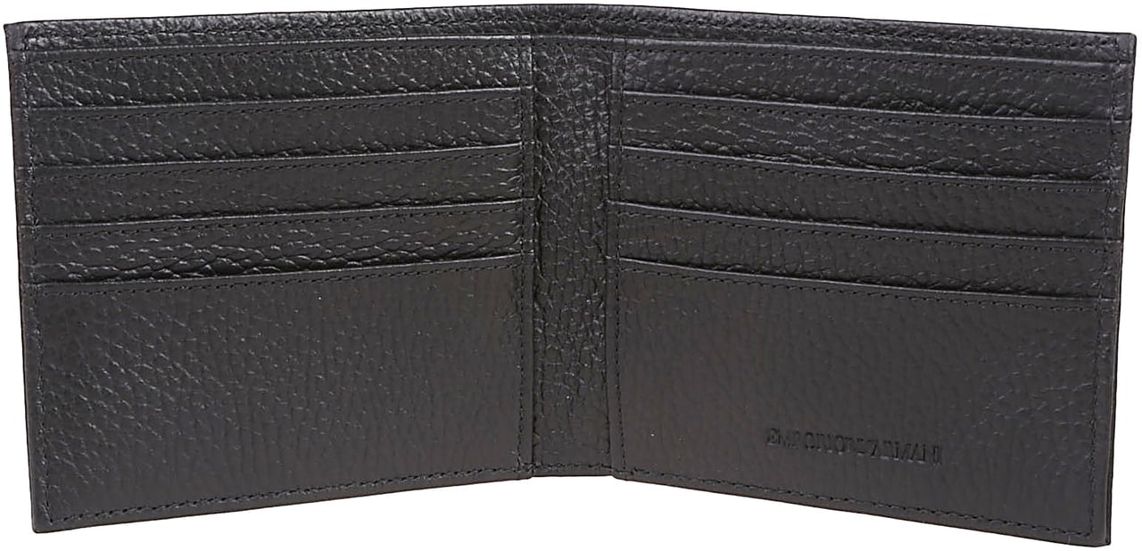 Emporio Armani Bifold Wallet Black Zwart