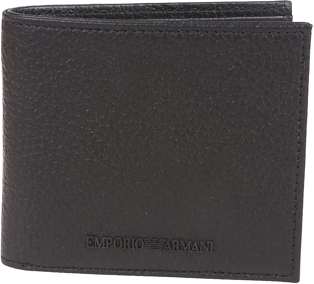 Emporio Armani Bifold Wallet Black Zwart