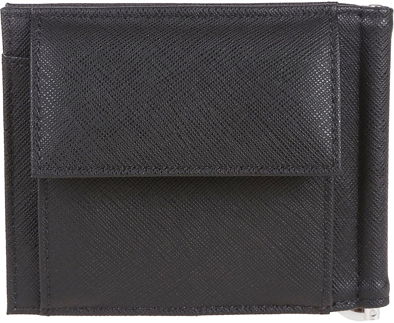 Emporio Armani Logo Plaque Wallet Black Zwart