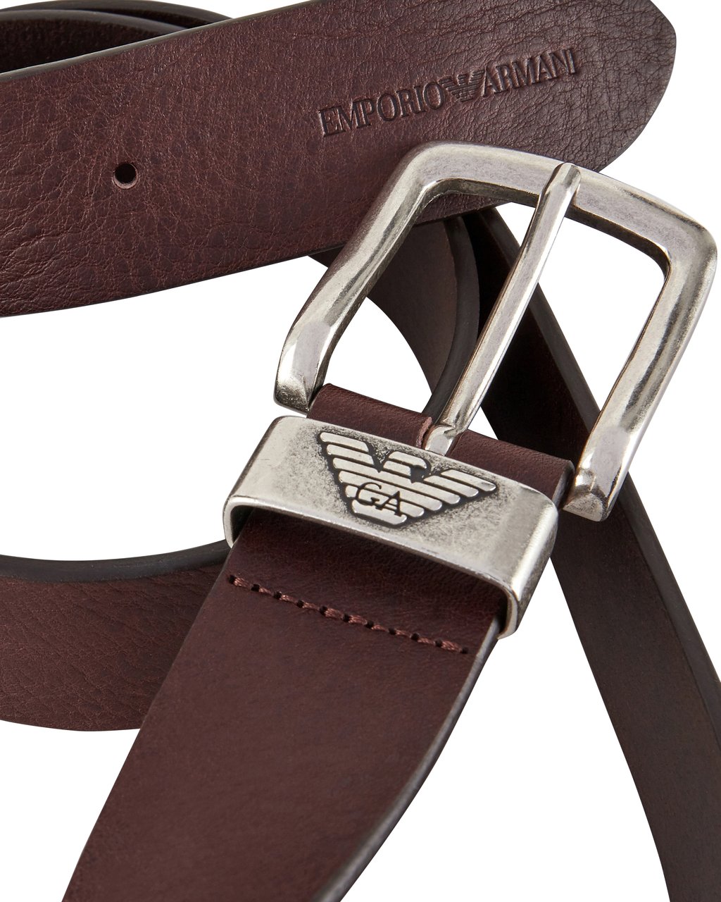 Emporio Armani Belts Brown Bruin