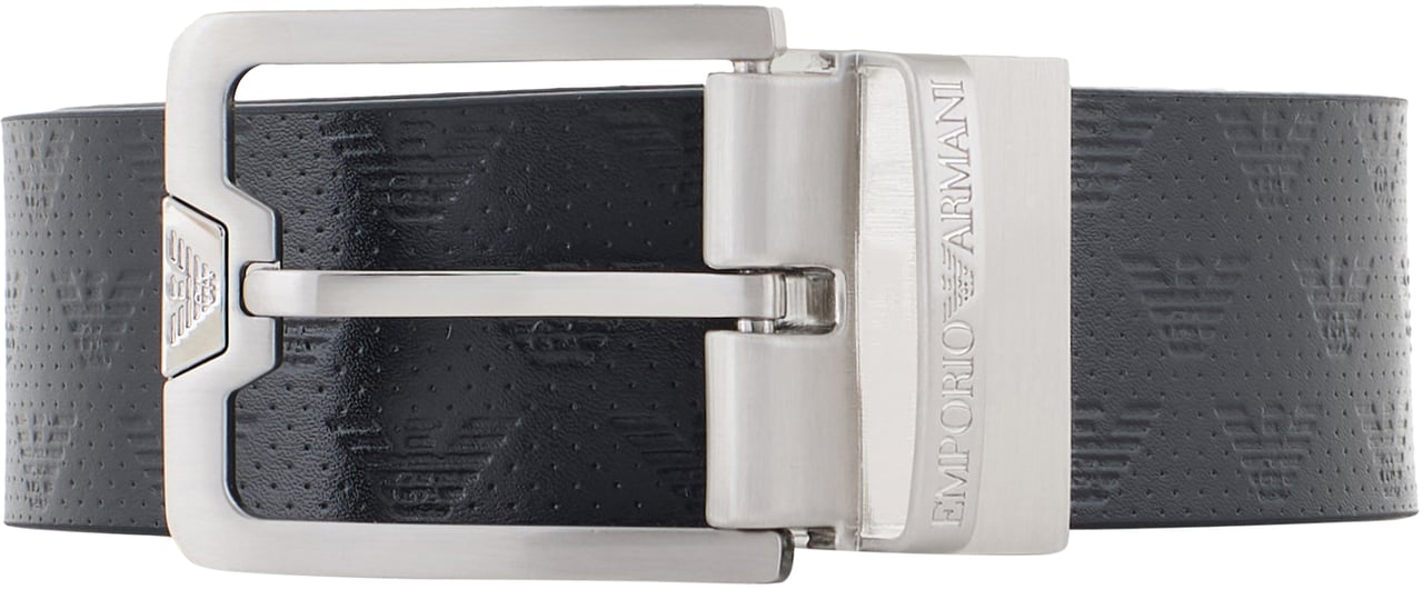 Emporio Armani Belts Bluenero Blauw