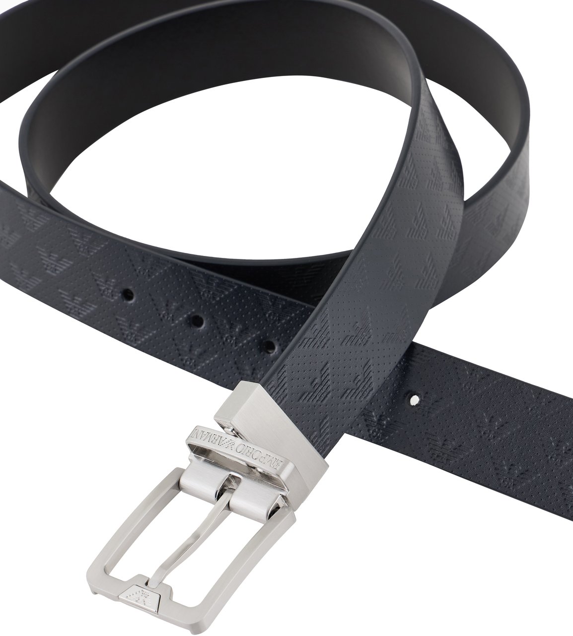 Emporio Armani Belts Bluenero Blauw