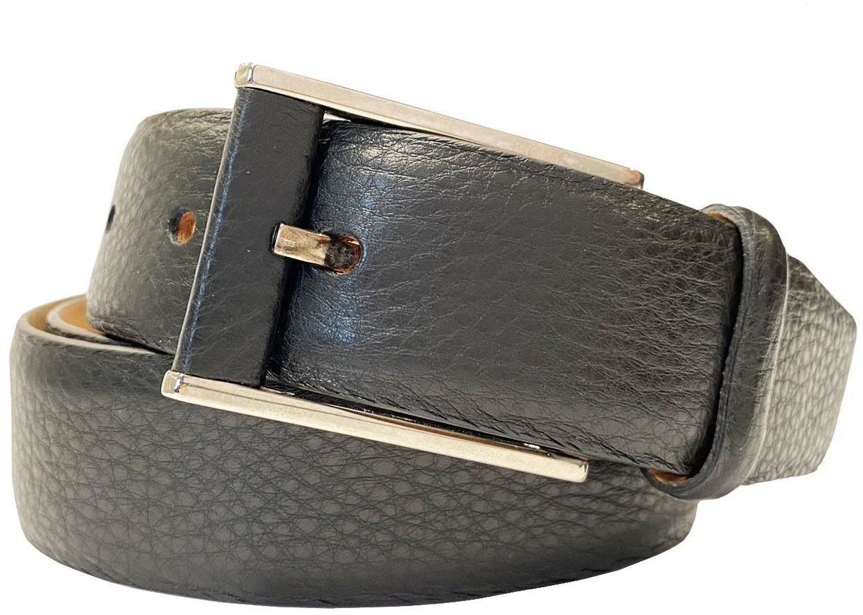 Emporio Armani Giorgio Armani Leather Belt Zwart