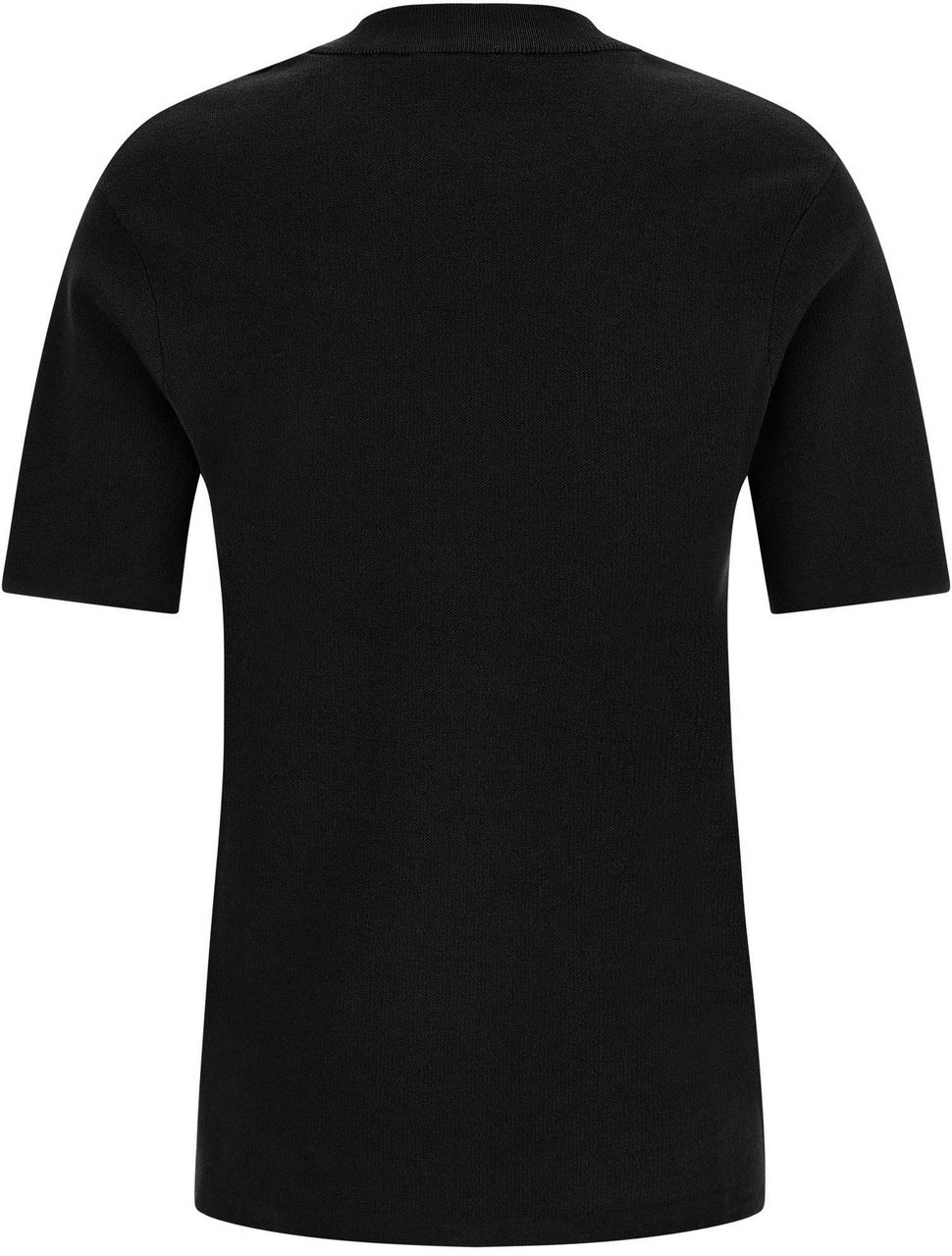 Entire Studios Black Cotton T-Shirt Zwart