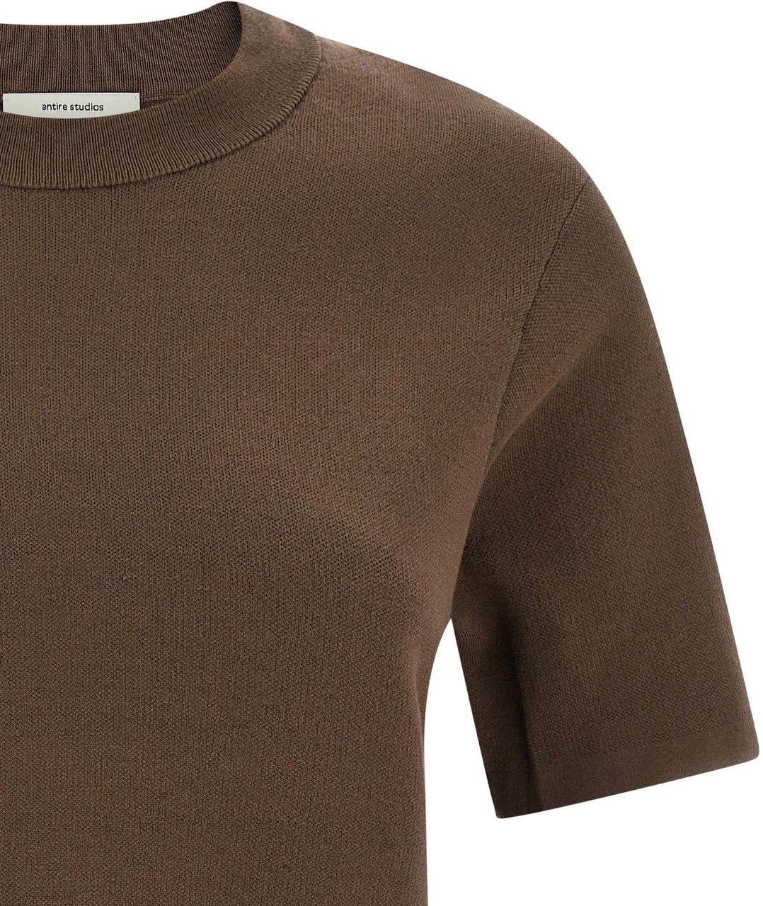 Entire Studios Brown Cotton T-Shirt Bruin