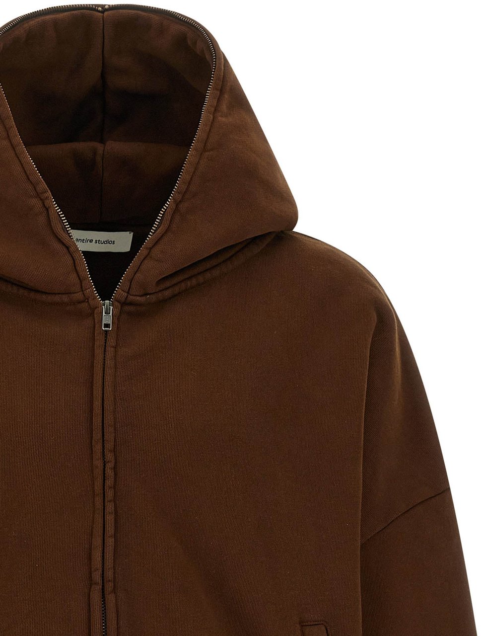 Entire Studios Brown Cotton Sweatshirt Bruin