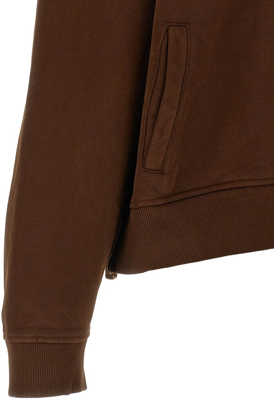 Entire Studios Brown Cotton Sweatshirt Bruin