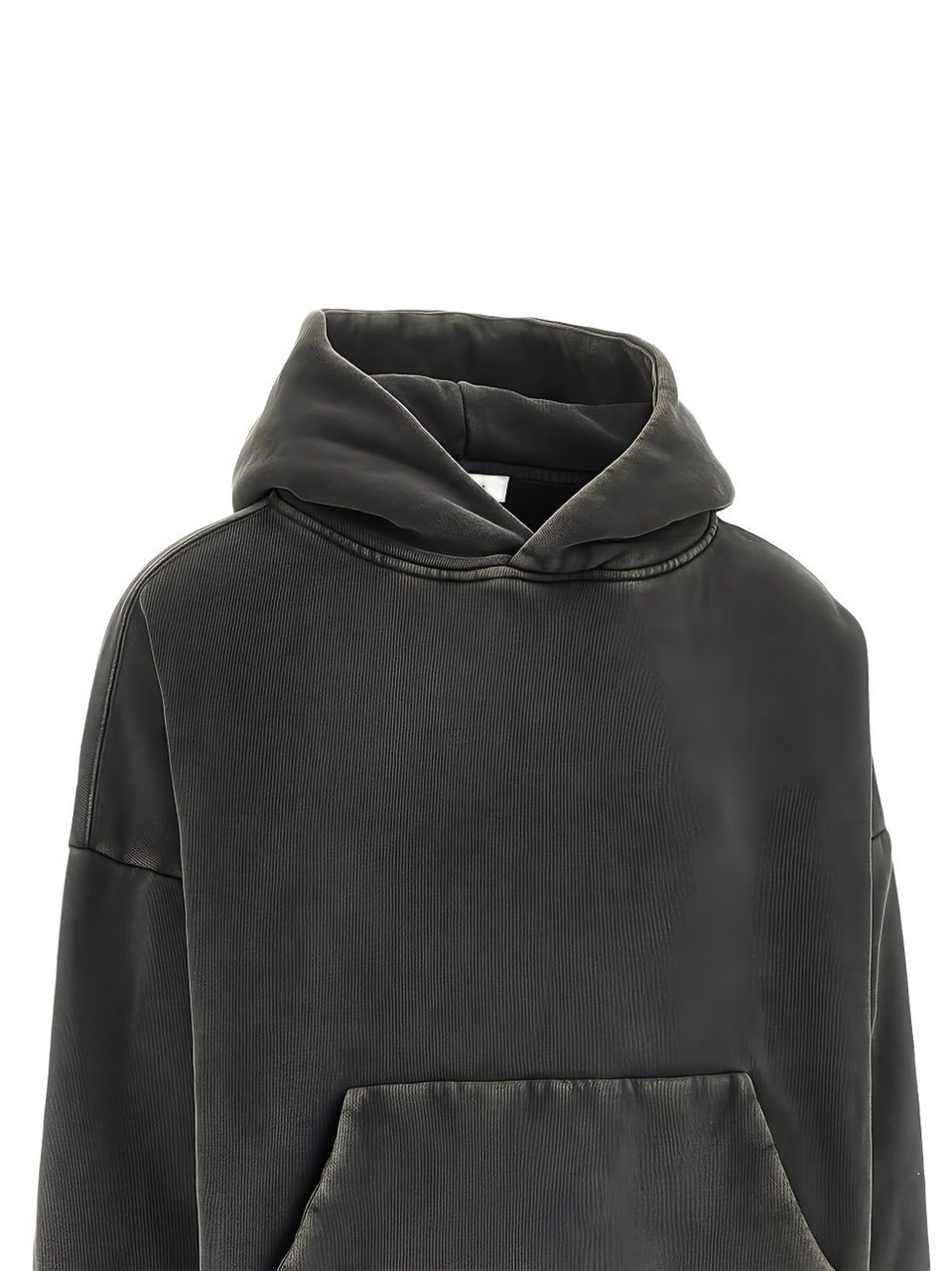 Entire Studios Relaxed Fit Cropped Sweatshirt Zwart