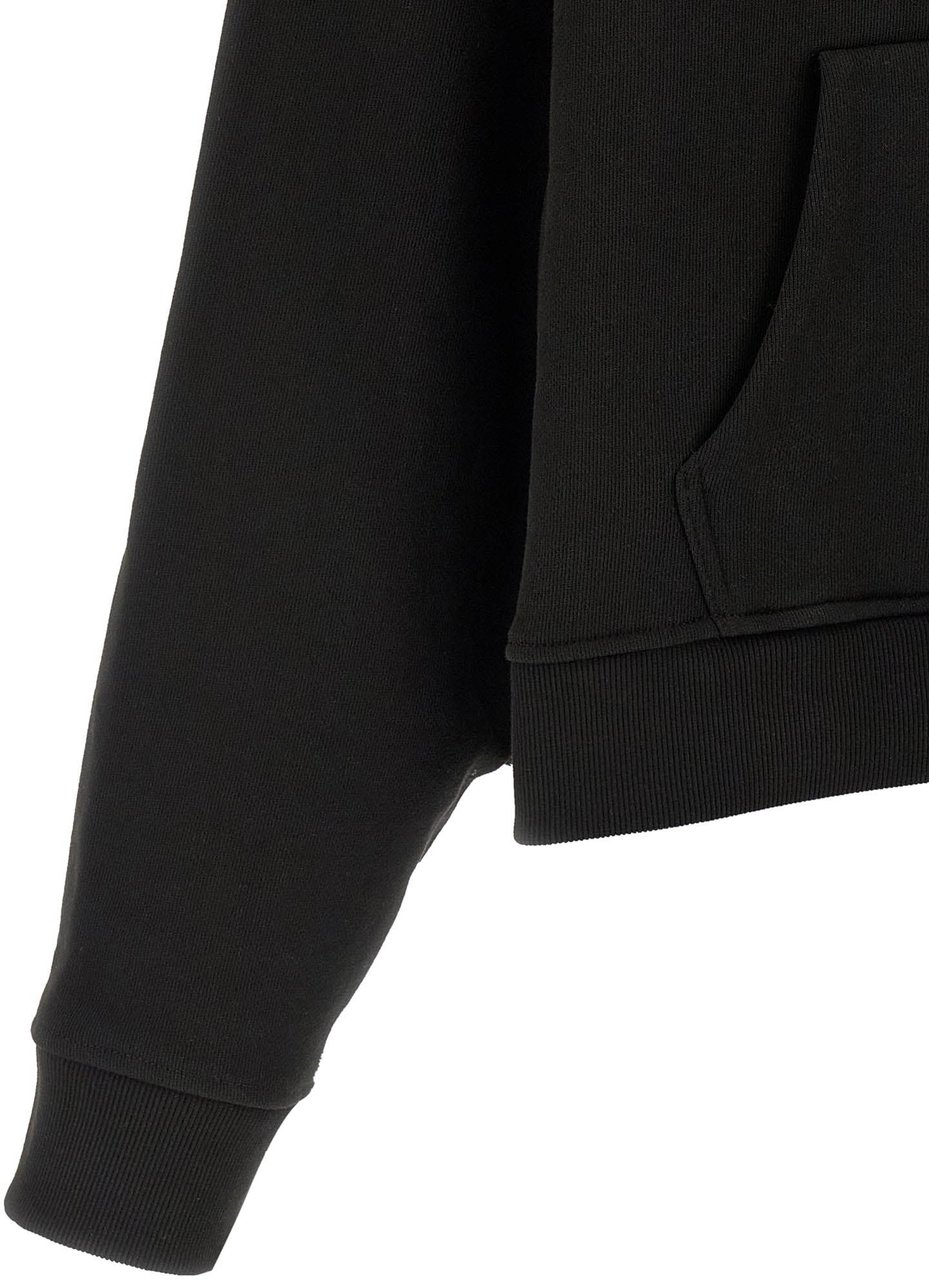 Entire Studios Black Cotton Sweatshirt Zwart
