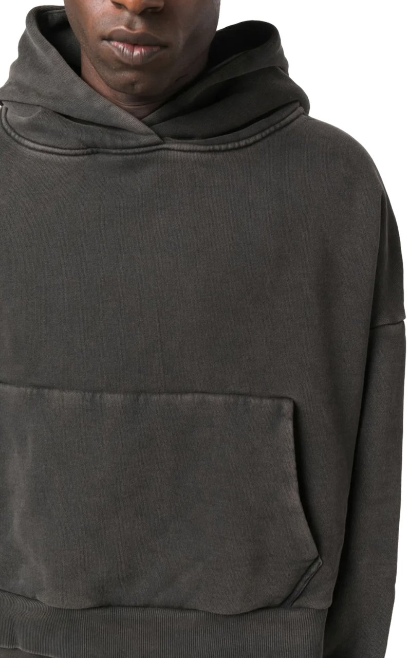 Entire Studios Heavy Hood Washed Black Zwart