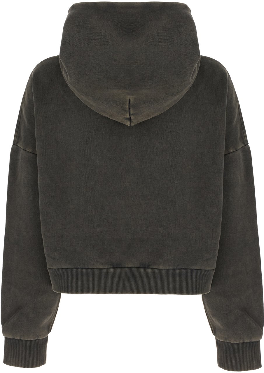 Entire Studios Entire Studios Charcoal cotton sweatshirt Zwart