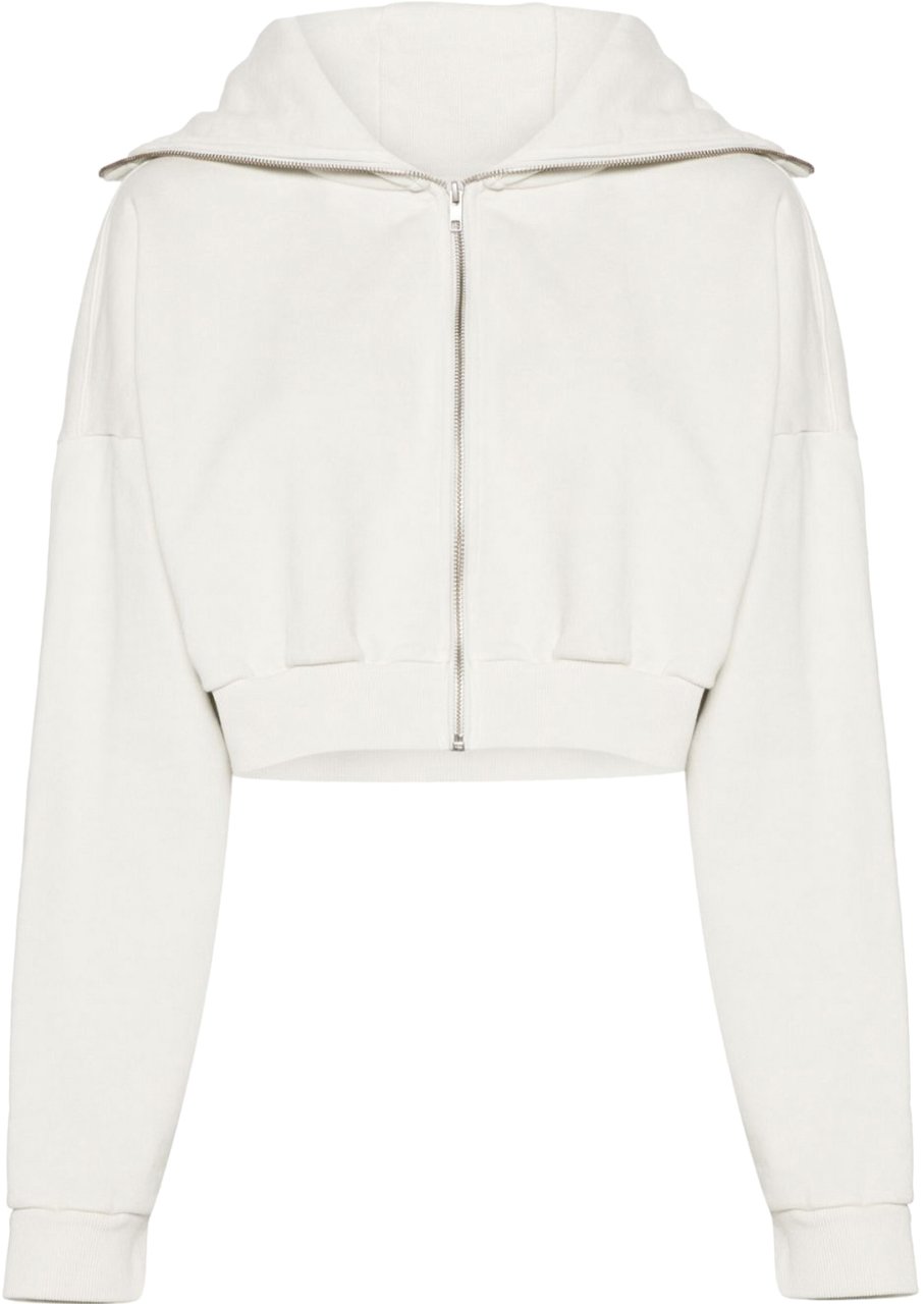 Entire Studios Cropped Full Zip Rice Divers