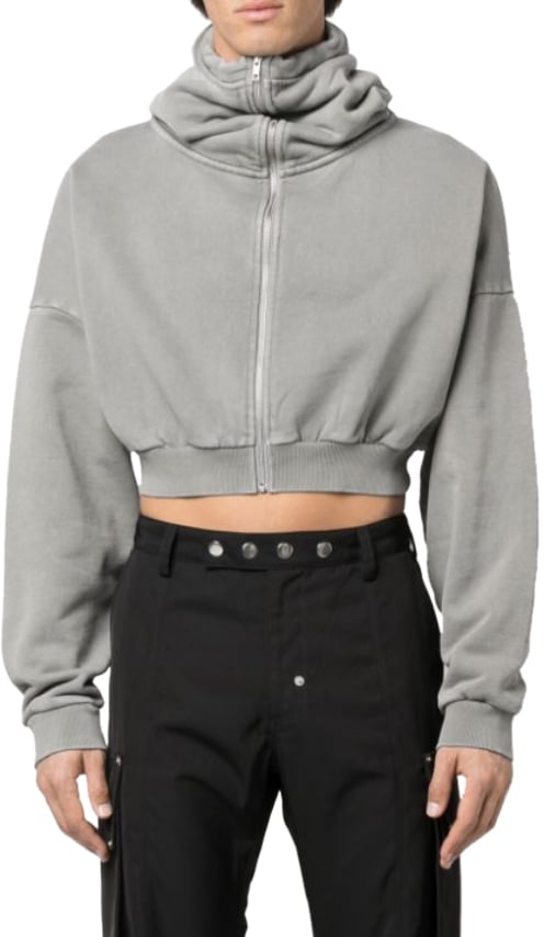Entire Studios Cropped Full Zip Rhino Divers