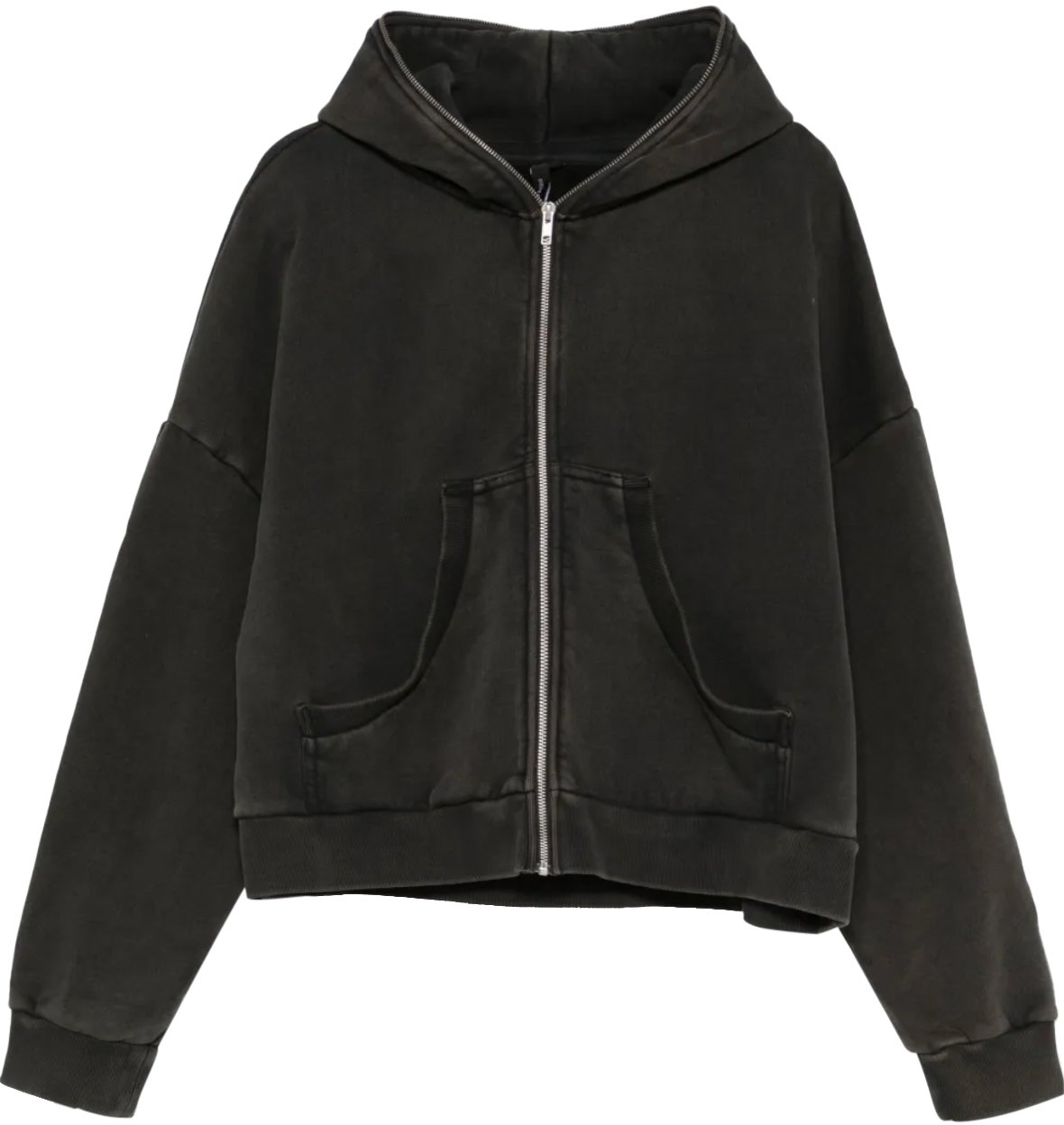 Entire Studios Eternal Zip Washed Black Zwart