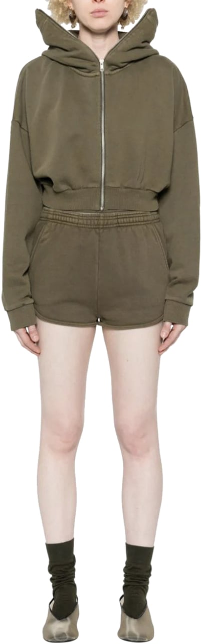Entire Studios Micro Shorts Military Groen