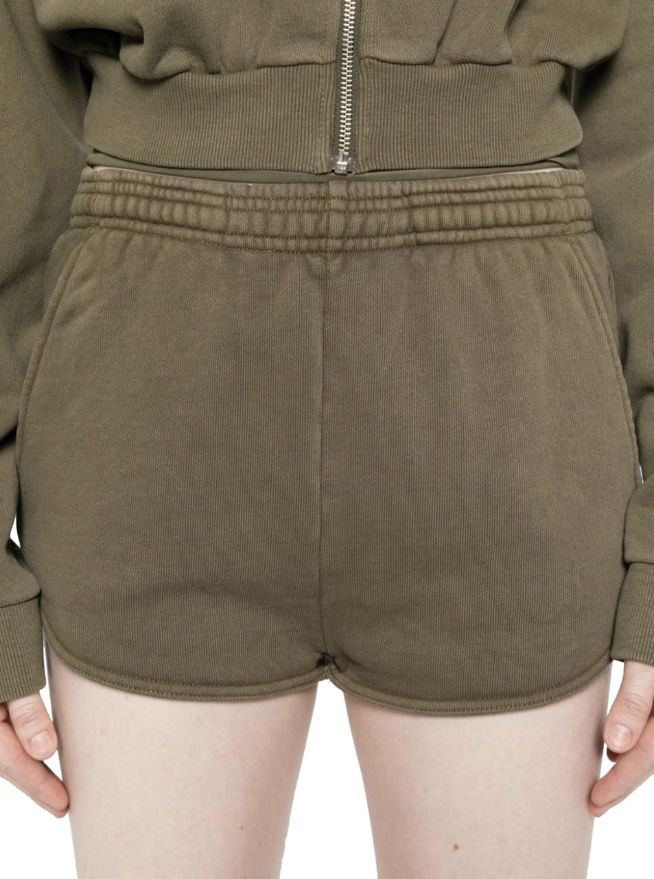 Entire Studios Micro Shorts Military Groen