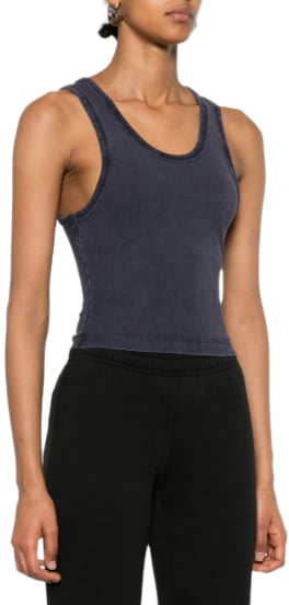 Entire Studios Cropped Tank Ink Paars