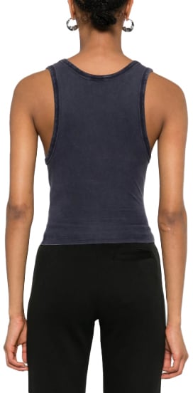 Entire Studios Cropped Tank Ink Paars