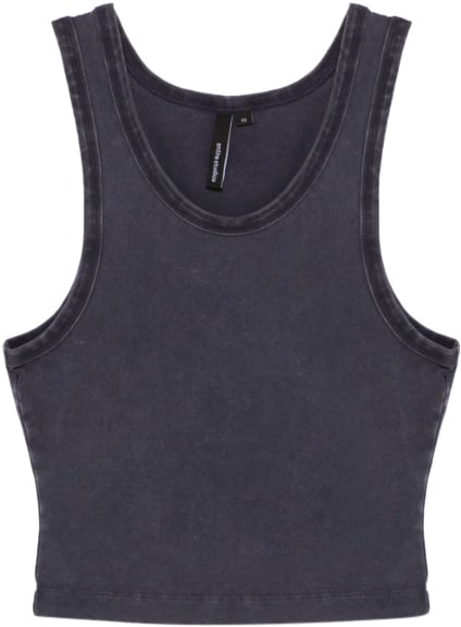 Entire Studios Cropped Tank Ink Paars