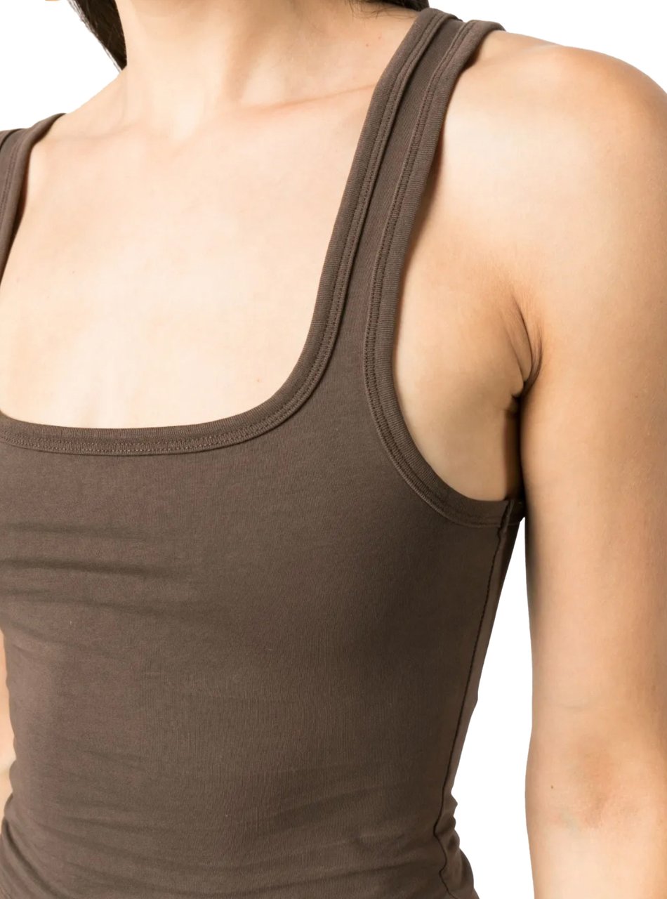 Entire Studios Square Neck Tank Brunette Bruin