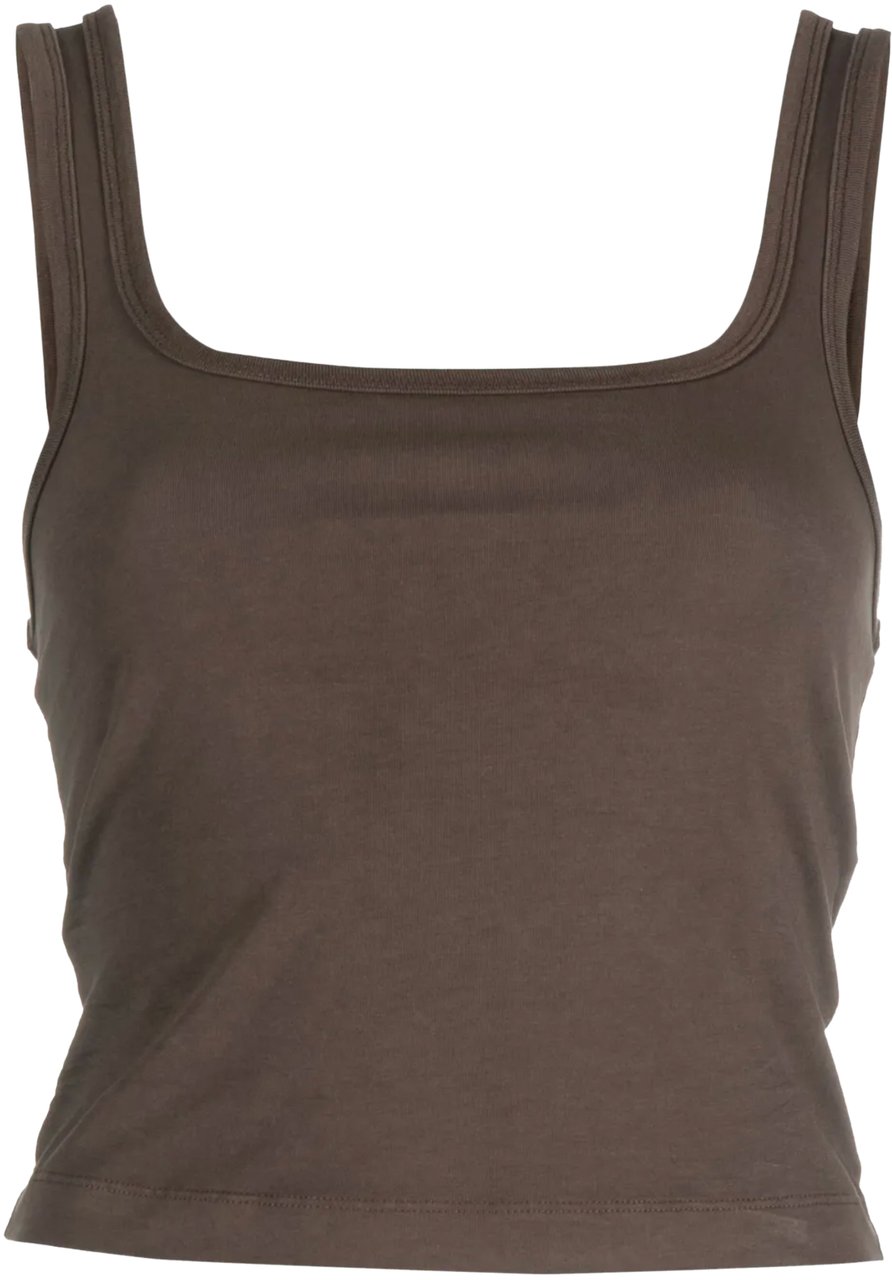 Entire Studios Square Neck Tank Brunette Bruin