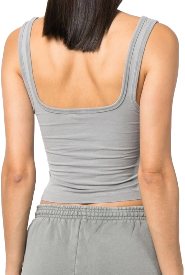 Entire Studios Square Neck Tank Rhino Grijs